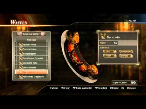 Let's Play Dynasty Warriors 8 Xtreme Legends [German] Part 54: Bonus - Alle Waffen in DW8 XL