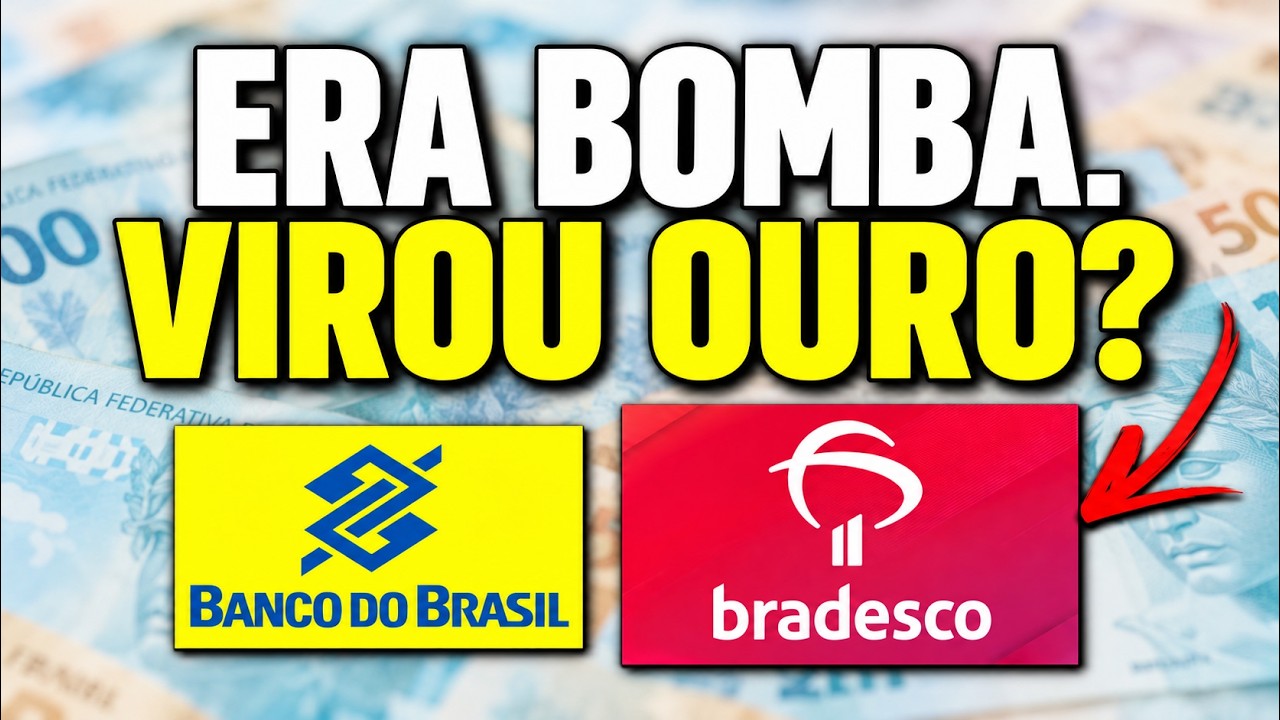 Bradesco: quem comprou vai TRIPLICAR o dinheiro? Mandaram vender Banco do Brasil? BBDC4 e BBAS3