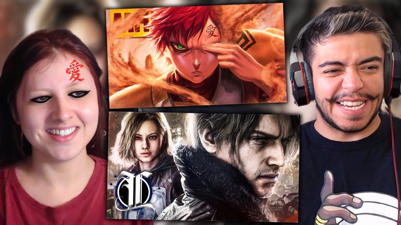 2 em 1 Leon e Grace |(Resident Evil Requiem) | LexClash e MHRAP - Tipo Gaara ⌛ | Kazekage | (Naruto)