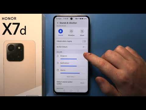 Honor X7D - How to Change Volume Down Button Function