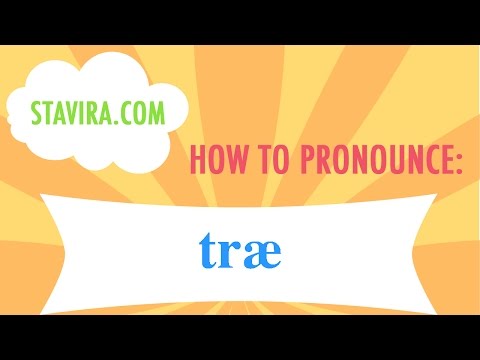 How to pronounce the træ sound in American IPA