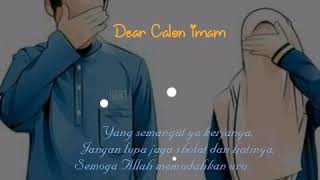 Download lagu Dear Calon Imam😇 mp3 Download lagu Dear Calon Imam😇 mp3