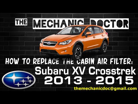 2016 crosstrek air filter