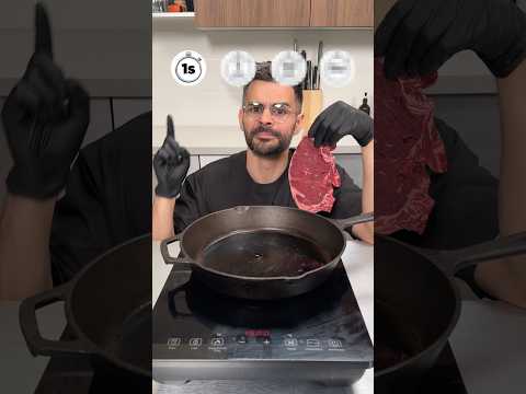 1 Second VS 1 Hour Steak 🥩