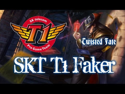 SKT T1 Faker TWISTED FATE vs Vladimir Mid Lane  - League of Legends Ranked Korean