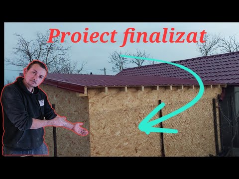 Construcție adăpost utilaje și scule de grădină/ Proiect finalizat