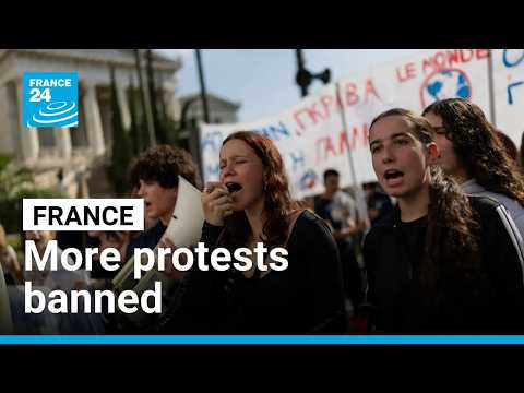 French authorities tighten restrictions and ban specific protests
