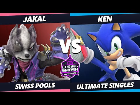 Ludwig Invitational - Jakal (Wolf) Vs. KEN (Sonic) SSBU Ultimate Tournament