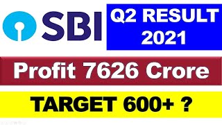 SBI Q2 RESULT 2021 | SBI Q2 RESULT ANALYSIS | SBI SHARE PRICE TODAY | TARGET 600+ ?
