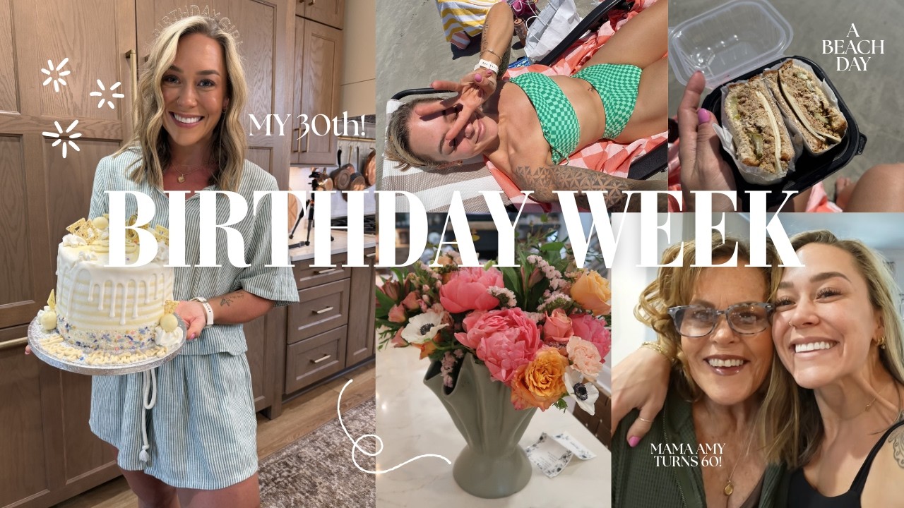 BIRTHDAY VLOG: lots of chit chat, mama turns 60 and I turn 30, monthly blood work, beach day!