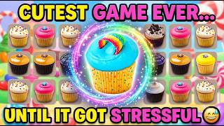 Cutest Game Ever… Until It Got Stressful 😅 (2048 Cupcakes)