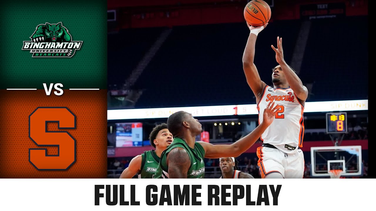 Binghamton vs. Syracuse Full Game Replay |  2025-26 ACC Men’s Basketball