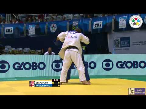 Judo World Championships Rio de Janeiro 2013: Delpopolo (USA) - Tatalashvili (GEO) [-73kg]