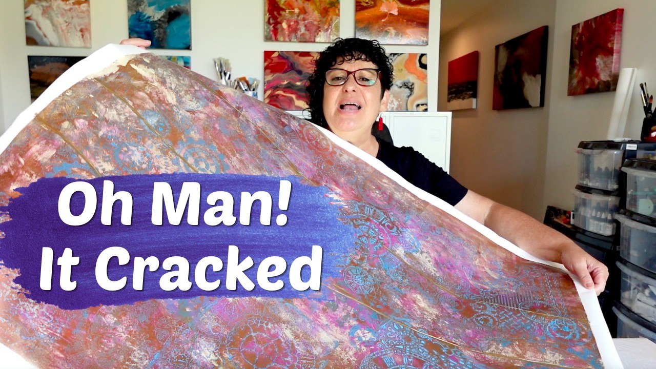 This Paper Failed Me… Then THIS Happened | Giant Gel Plate Printing