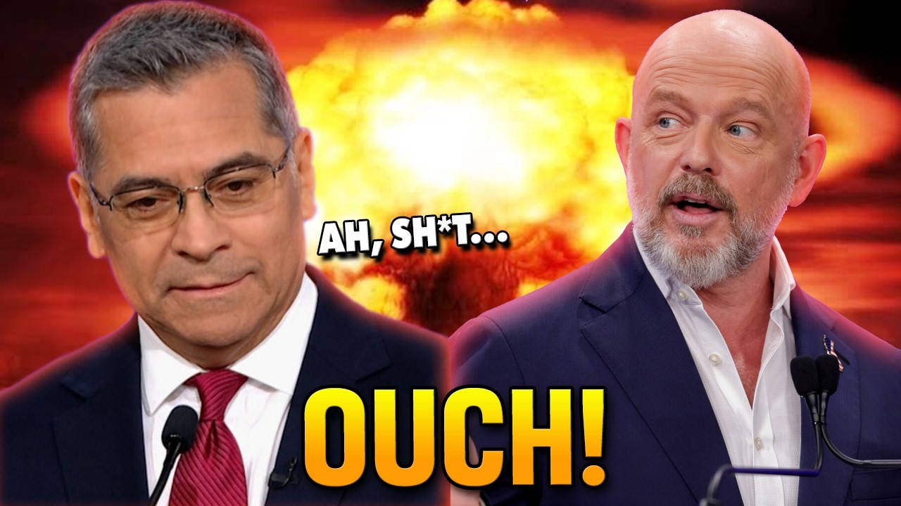 Absolute chad DROPS A NUKE on Xavier Becerra during California governor's debate