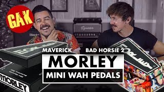 Video thumbnail for Morley Mini Wah's! | Steve Vai Bad Horsie 2 and Maverick by GAK