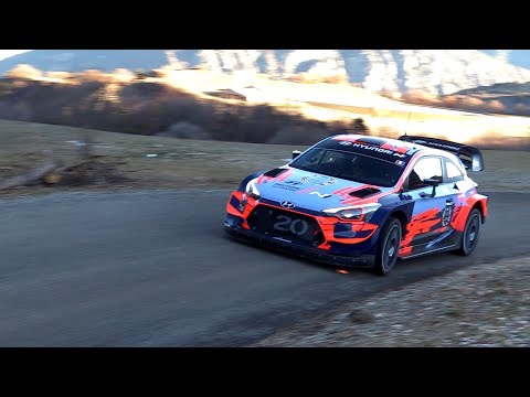 Tests Sebastien Loeb - Rallye Monte Carlo 2020 - Flat Out [HD]