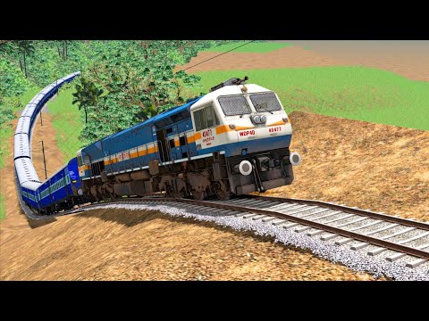 Trains Climbing Mountains – Train Simulator 2022 | Train Crashes