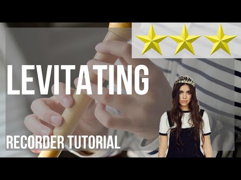 How to play Levitating by Dua Lipa and Dababy on Recorder (Tutorial)
