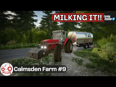 Selling Our First Load Of Milk & Barley Harvest Contract - Calmsden Farm #9 FS22 Let's Play