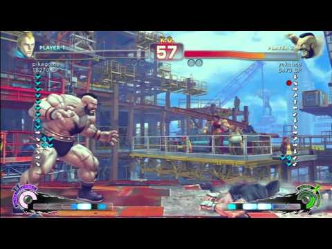 SSF4 Rank Match  pikagoma (AB)  vs  yokuboo (ZA)