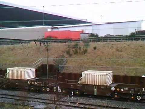 *First Flasks of 2015* DRS 37606 + 37059 working Sellafield to Crewe Coal Sidings @ Crewe 03/01/2014