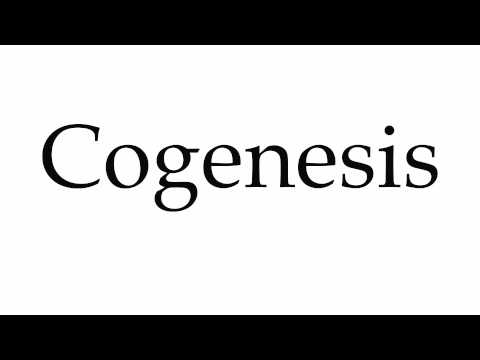 How to Pronounce Cogenesis
