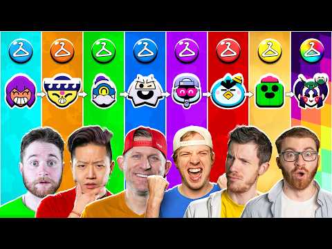 8 TIER RARITY GUN GAME IN BRAWL STARS!