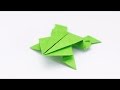 ORIGAMI JUMPING FROG (Traditional model)