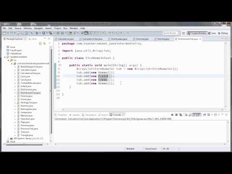 JAVA Intermédiaire 31 Le polymorphisme en Java