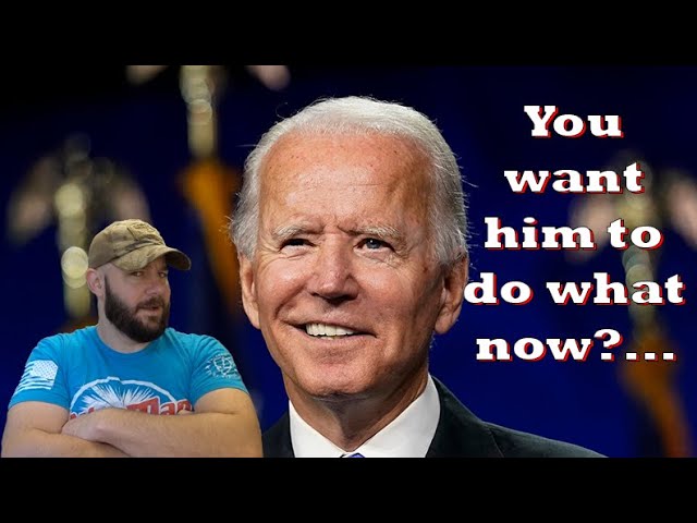 Gun Controllers ask Biden to OPENLY violate Constitution... One problem, He CAN'T...