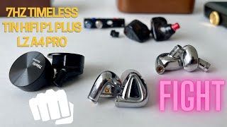 IEM Shootout - Timeless 7HZ vs Tin Hifi P1 Plus vs LZ A4 Pro vs P1 Original! Who wins? 🤼🤼👊🏽👊🏽