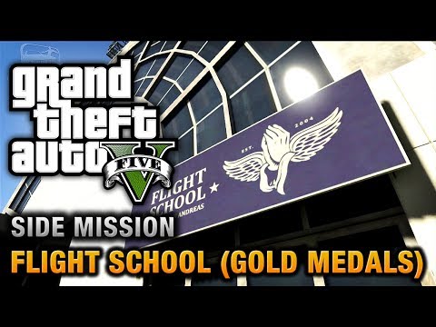 GTA 5 - Flight School (Gold Medals)
