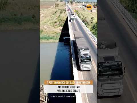 Essa ponte vai cair?! #perigo #desafio #br153 #medo #drone