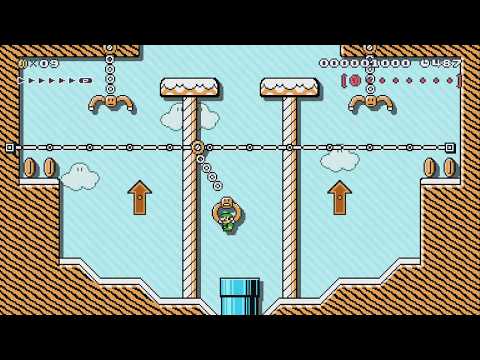 Snowcap Summits by ShantyClaw - Super Mario Maker 2 - No Commentary 1bv