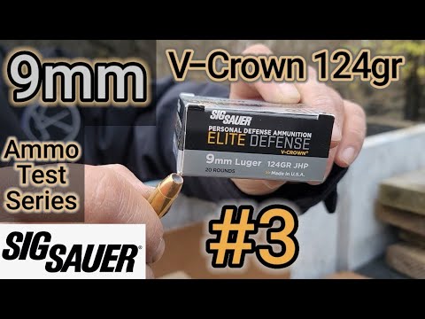 Sig Sauer 9mm NATO +P 124  V-Crown M17 Military Grade  #ammo #9mm #sigsauer #military #militarygrade