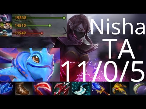 Nisha Templar Assassin vs Puck, CW, Gyrocopter - Secret vs Brame g1 DPC dota2