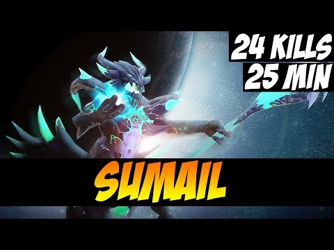 24 KILLS IN 25 MIN - SumaiL Plays Outworld Devourer - Dota 2
