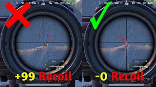 Tips for No Recoil Controlling Settings for Gyro Players to Spray Accurate in BGMI/PUBG MOBILE🔥
