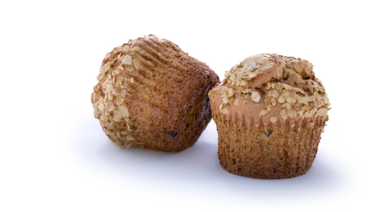 Bran Muffin with Raisins 3D Model