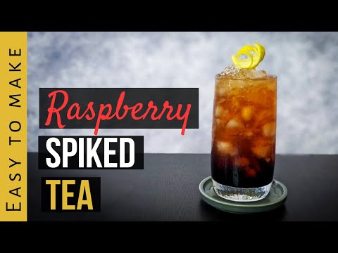 ABSOLUT Raspberri Vodka Cocktail | Vodka Cocktails | Raspberry Vodka | Tea Cocktail | Vodka Drinks