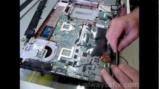 Laptop blackscreen reflow GPU HP dv9000