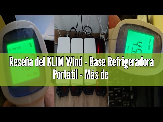 Vídeo relacionado con KLIM Wind - Base Refrigeradora Portatil - Más de 500.000 Unidades vendidas - Nuevo - La más Potente - Refrigerador Portátil de 4 Ventiladores a 1200 RPM con Soporte - PS4 PS5 - Azul