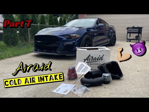INSTALLING AN AIRAID COLD AIR INTAKE ON MY MUSTANG GT
