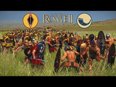 Nervii vs Lusitani // Total War: Rome II Online Battle #1