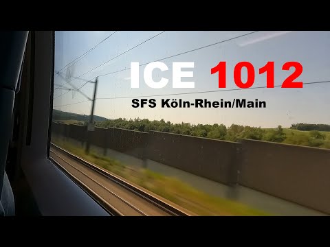 [300 km/h] ICE 3 Mitfahrt Frankfurt Flugh Fernbf - Köln Messe/Deutz | ICE 1012