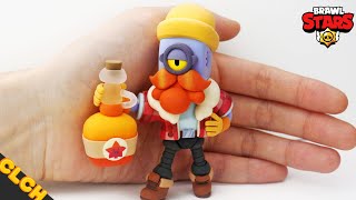 Making Brawl Stars MAPLE BARLEY - Clay Tutorial (Clay Art) 🍁