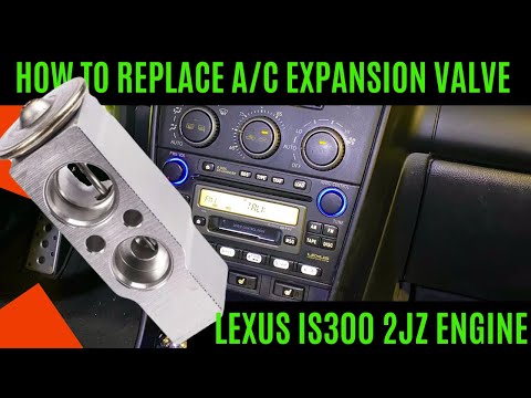 How to Replace Lexus IS300 Expansion Valve | GS300 SC300 2JZ