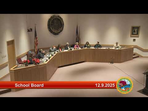 12.9.2025 School Board