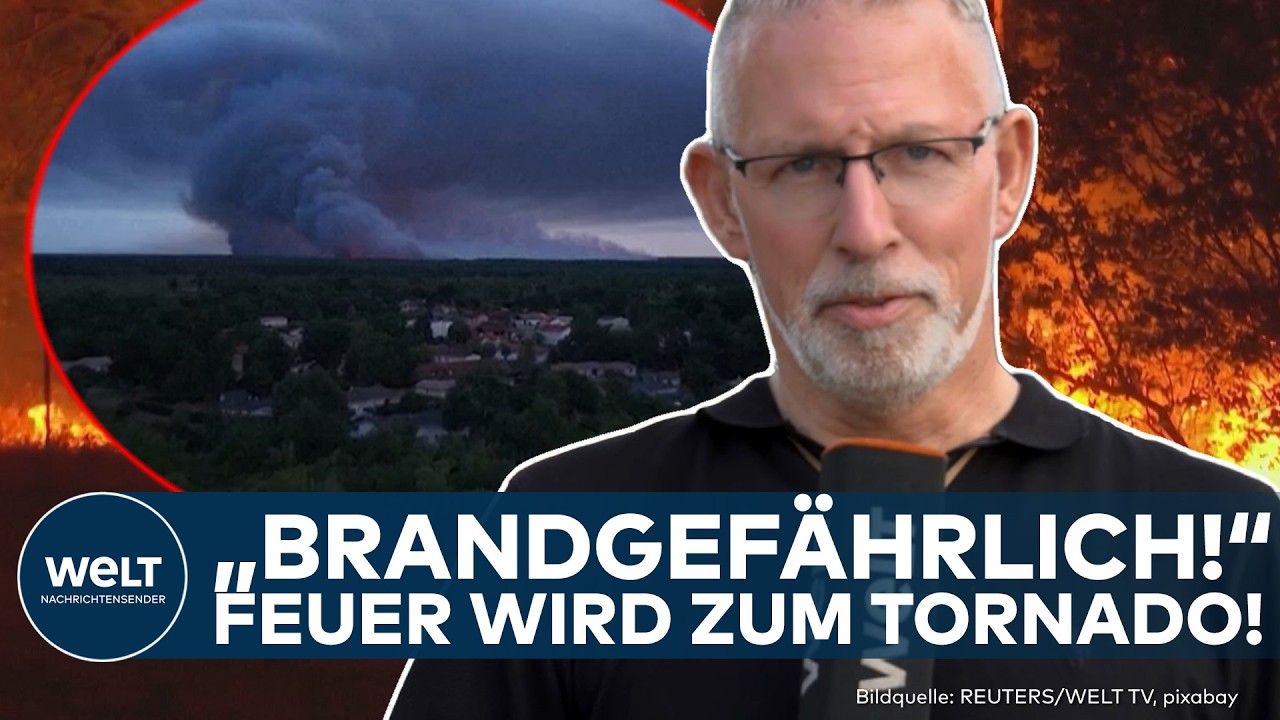 FEUERSTURM ÜBER FRANKREICH: So entstehen die gefährlichen Pyrocumulonimbus-Wolken